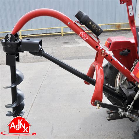 3 point post hole digger for compact tractor|3 point auger for sale.